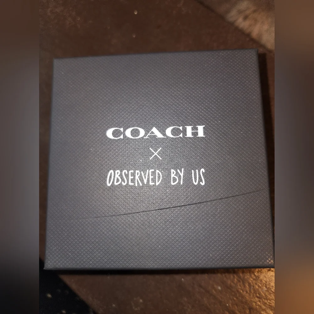 Coach X Observed By Us Gold Hoop Mushroom Heart Star Charm Earrings New In Box - Picture 3 of 9